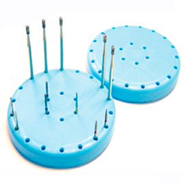 Plasdent Magnetic Bur Blocks 28-bur capacity; 2-13/16
