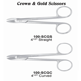 USA Delta Crown & Gold Scissors Dental Instruments