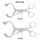 USA Delta Mouth Gags Dental Instruments