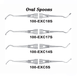 USA Delta Oval Spoons Dental Instruments