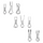 USA Delta Rongeurs Dental Instruments